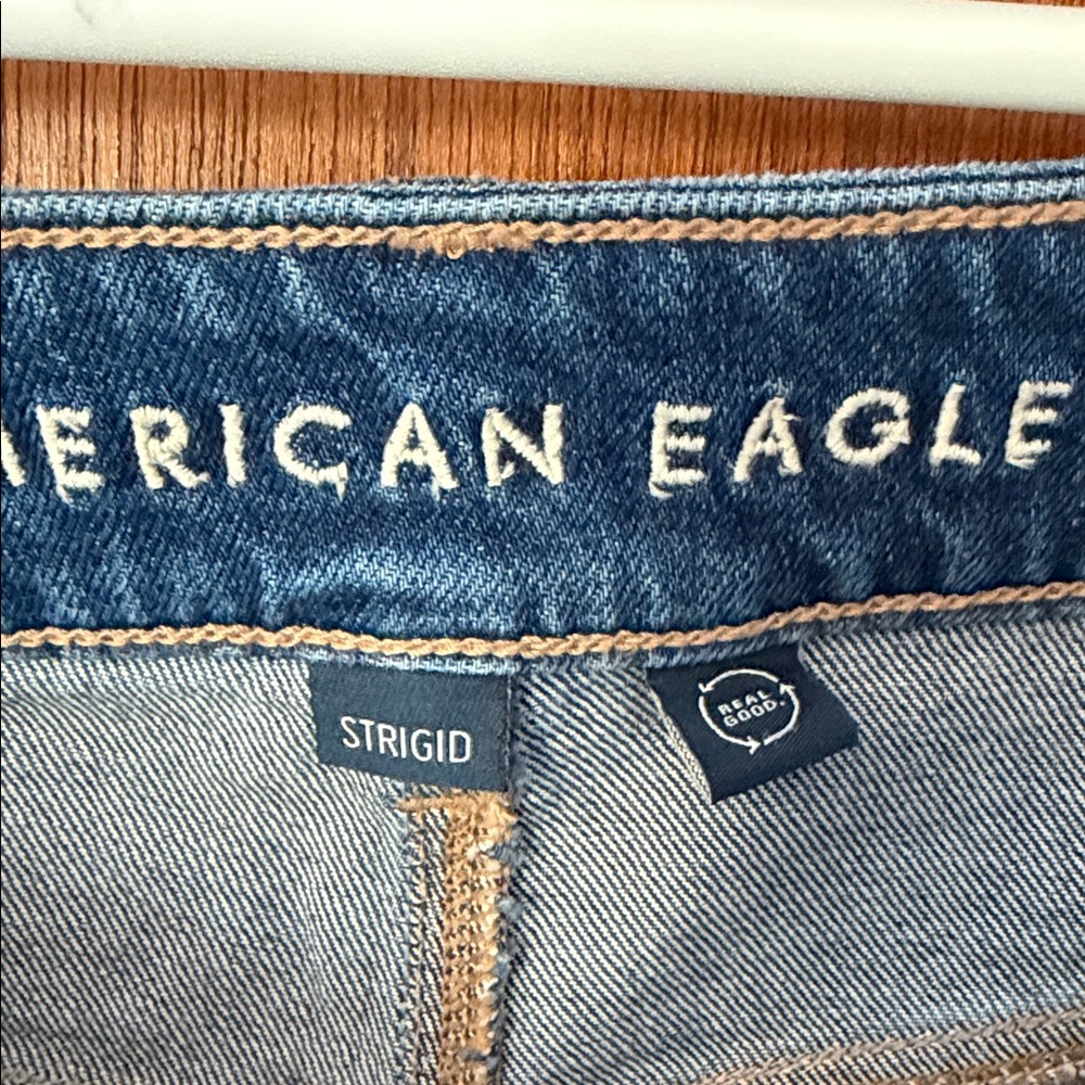 American Eagle Outfitters Blue Flare & Wide Leg Jeans - Picture 2 of 5